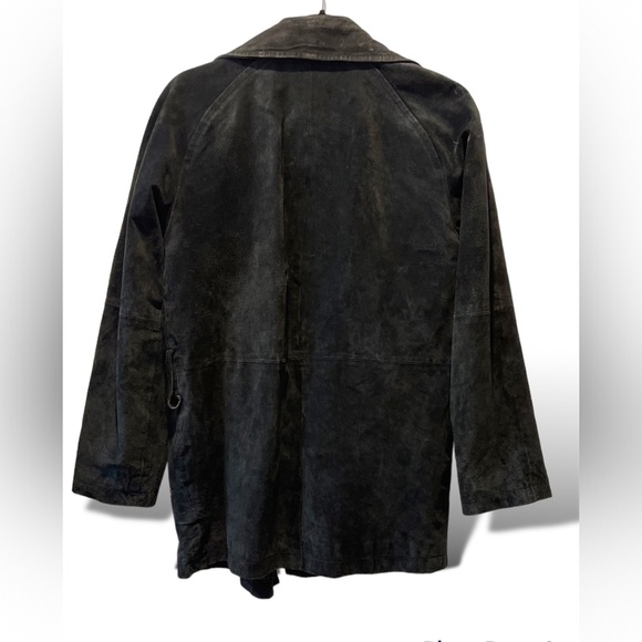Vintage Margaret Godfrey Black Suede Jacket - Picture 3 of 7